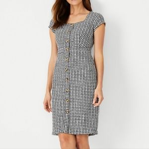 Ann Taylor NWT B/W Size 4 Sheath Dress